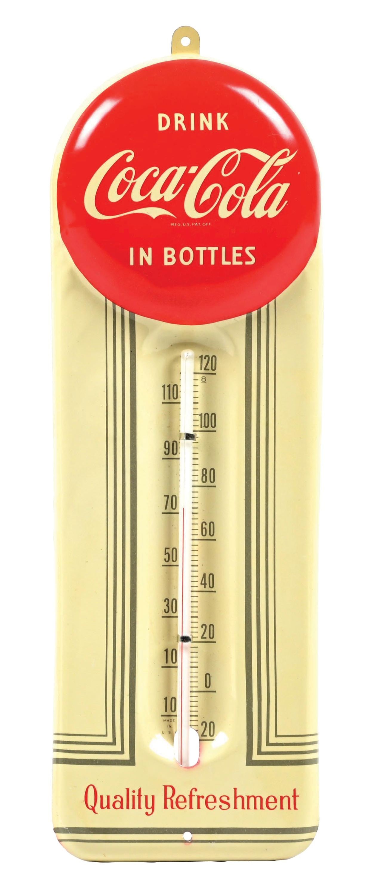DRINK COCA-COLA IN BOTTLES THERMOMETER (1 of 3)