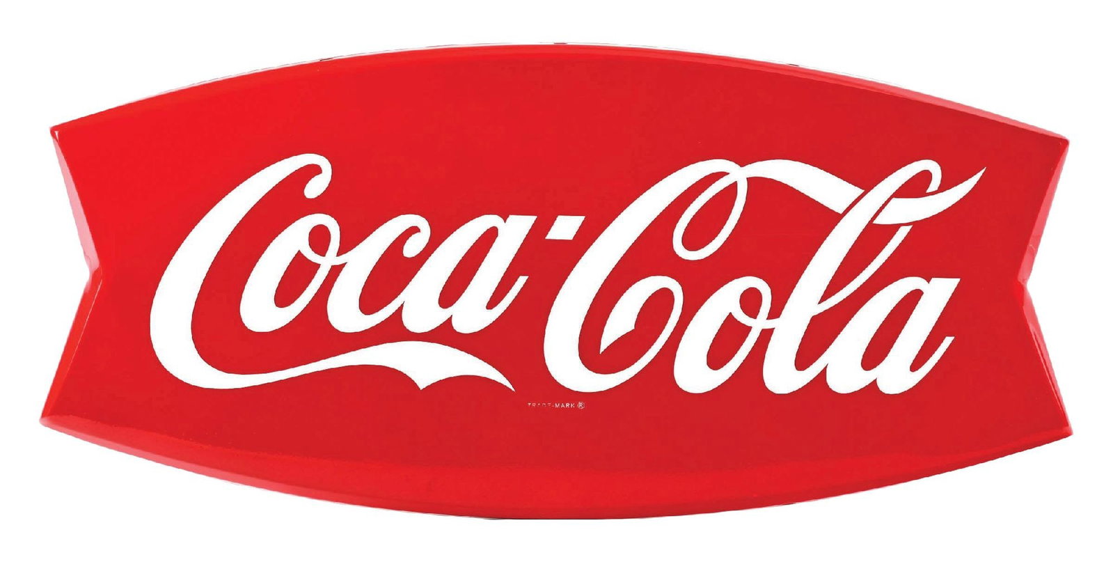 COCA-COLA CONVEX FISHTAIL SIGN (1 of 2)