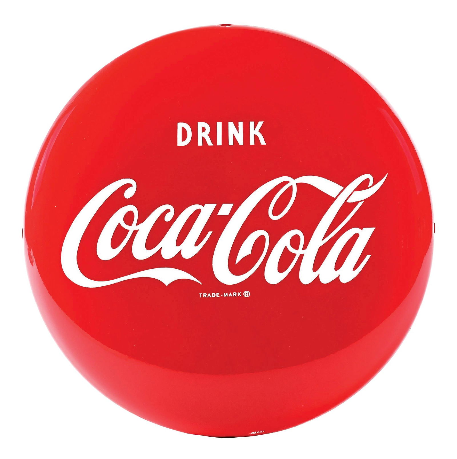 DRINK COCA-COLA BUTTON SIGN (1 of 2)