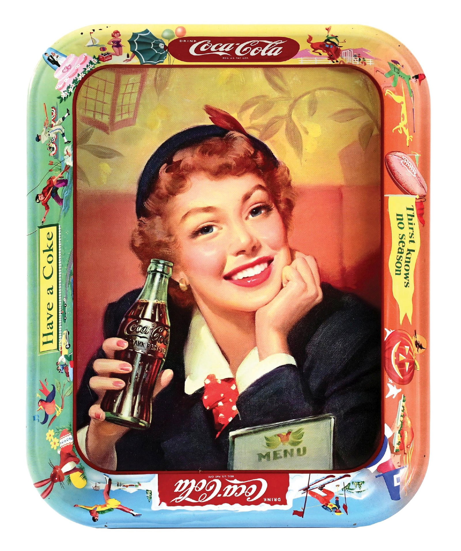 COCA-COLA HAVE A COKE SERVING TRAY (1 of 3)