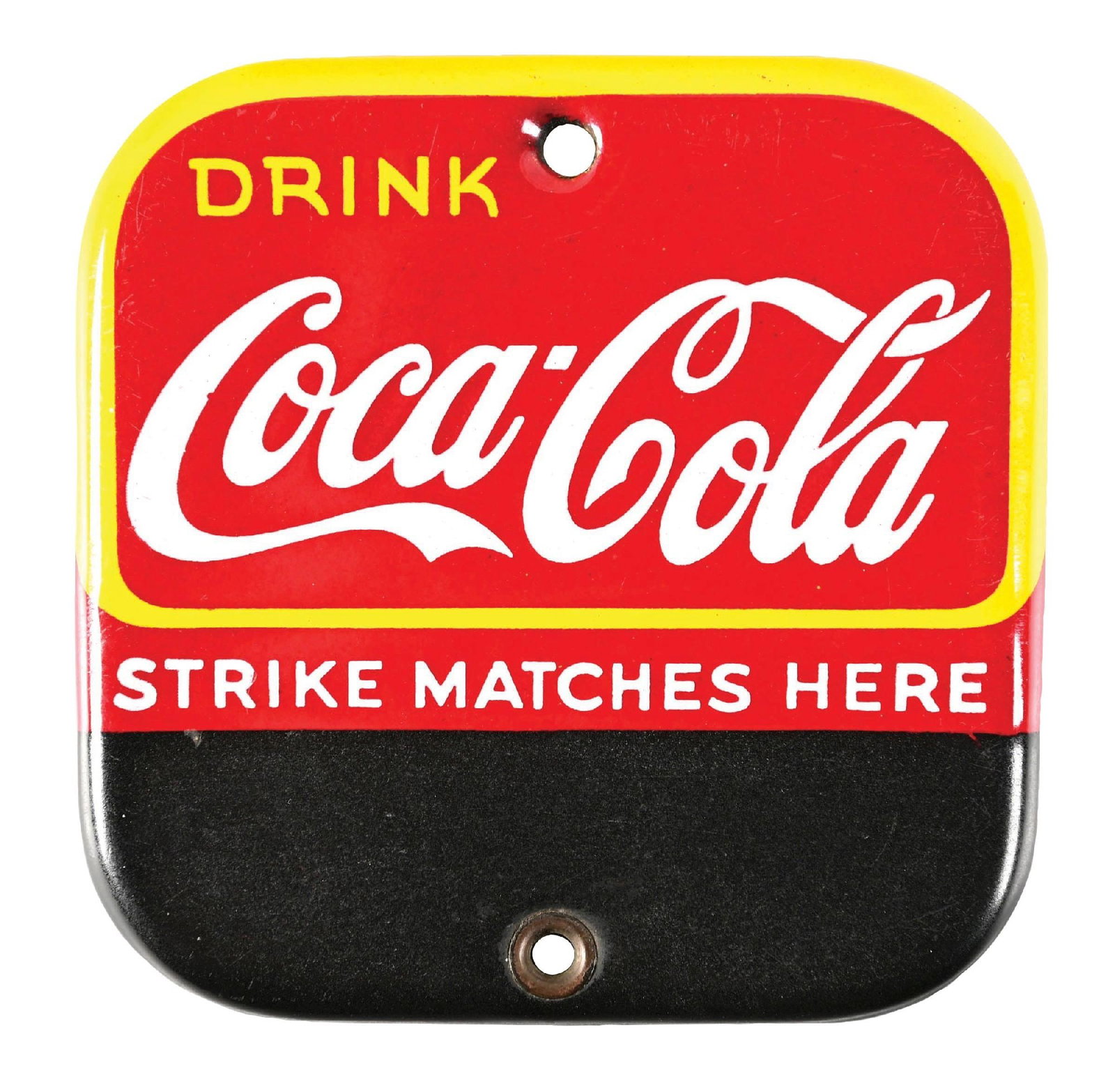 COCA-COLA MATCH STRIKE SIGN (1 of 2)