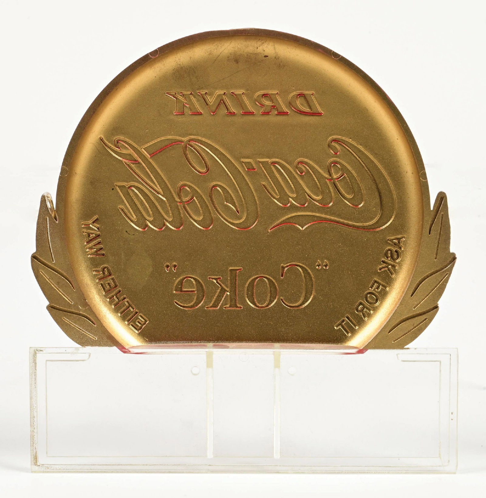 COCA-COLA BOTTLE TOPPER DISPLAY ELEMENT - 2