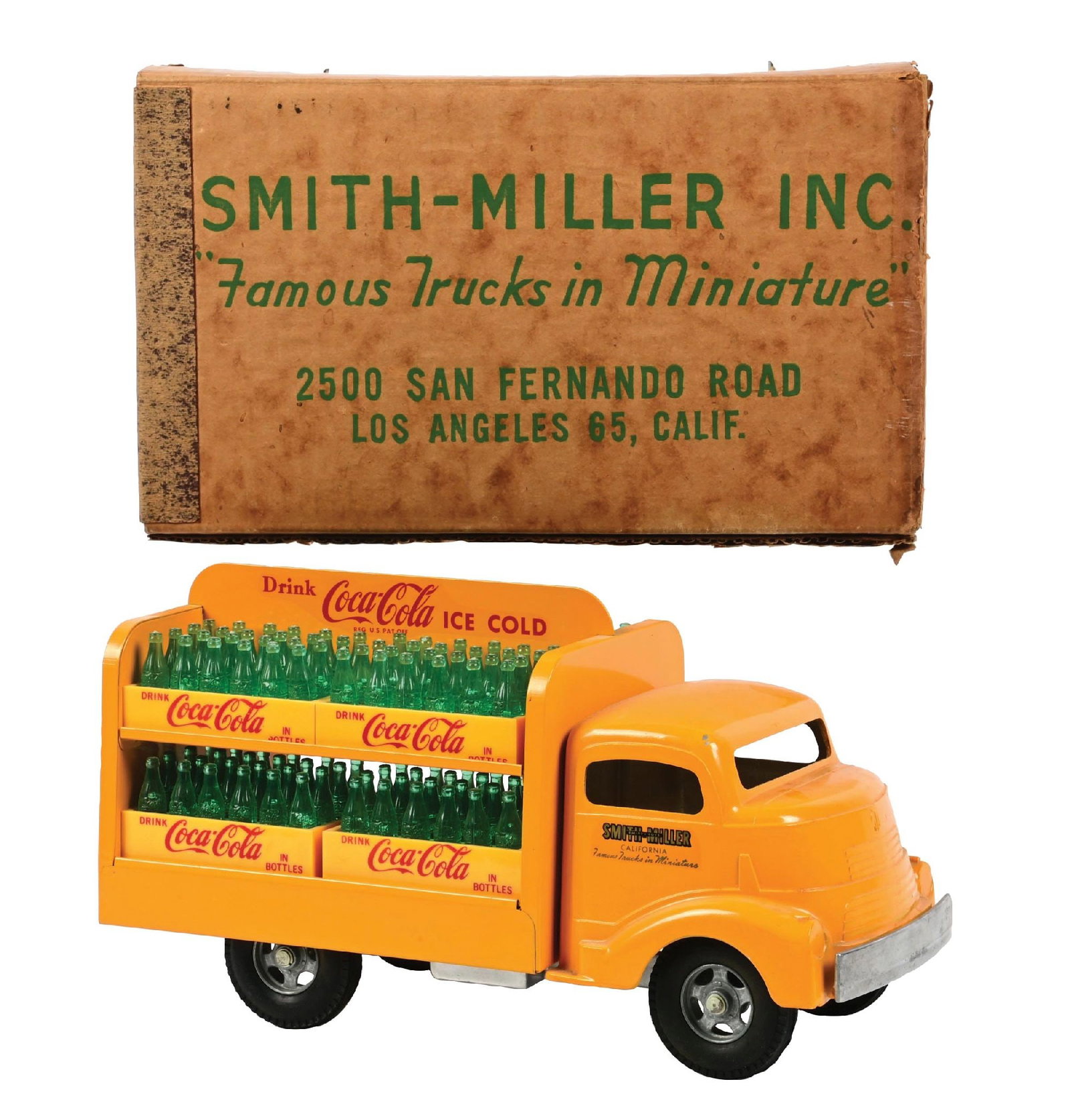 COCA-COLA SMITH MILLER TOY TRUCK W/ BOX (1 of 3)