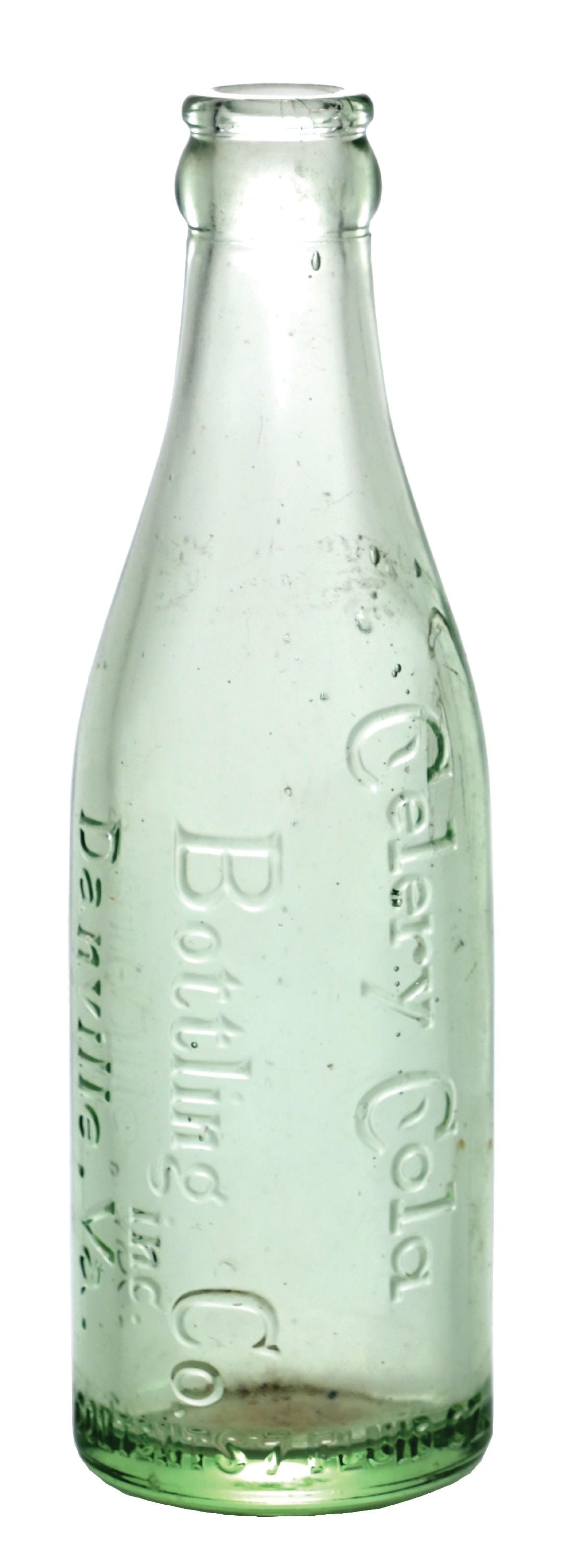 CELERY COLA DANVILLE, VA AQUA BLOCK AMERICAN BOTTLE COMPANY BOTTLE (1 of 6)