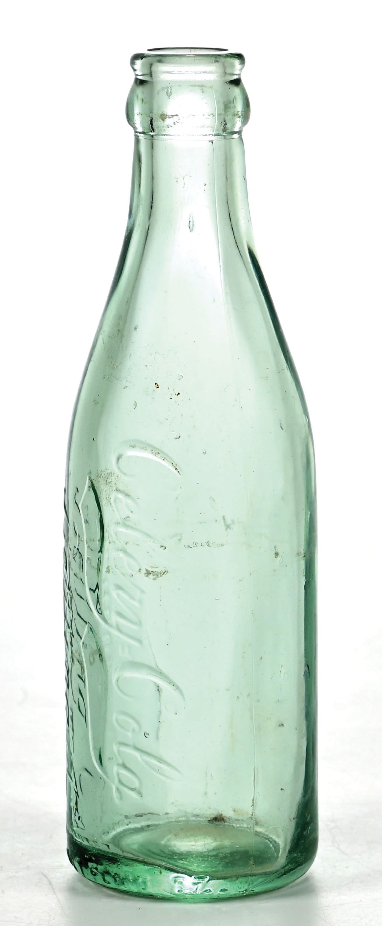 CELERY COLA LYNCHBURG VA AQUA SCRIPT BOTTLE - 4