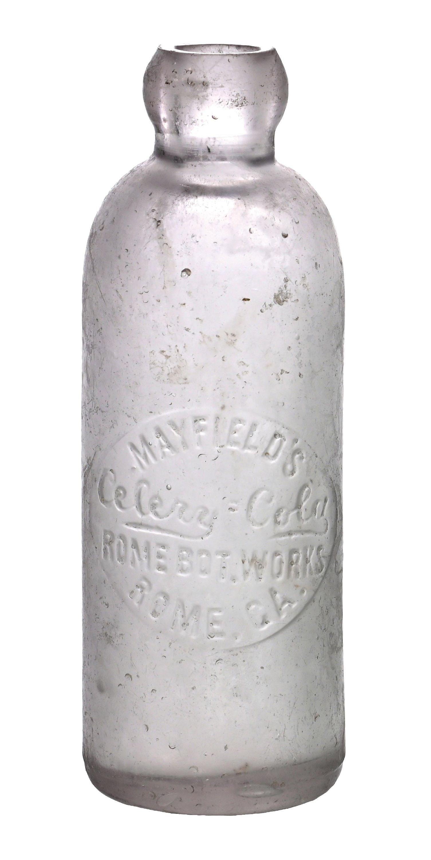 CELERY-COLA HUTCHINSON ROME, GA CLEAR SCRIPT DIXIE GLASS WORKS BOTTLE (1 of 6)