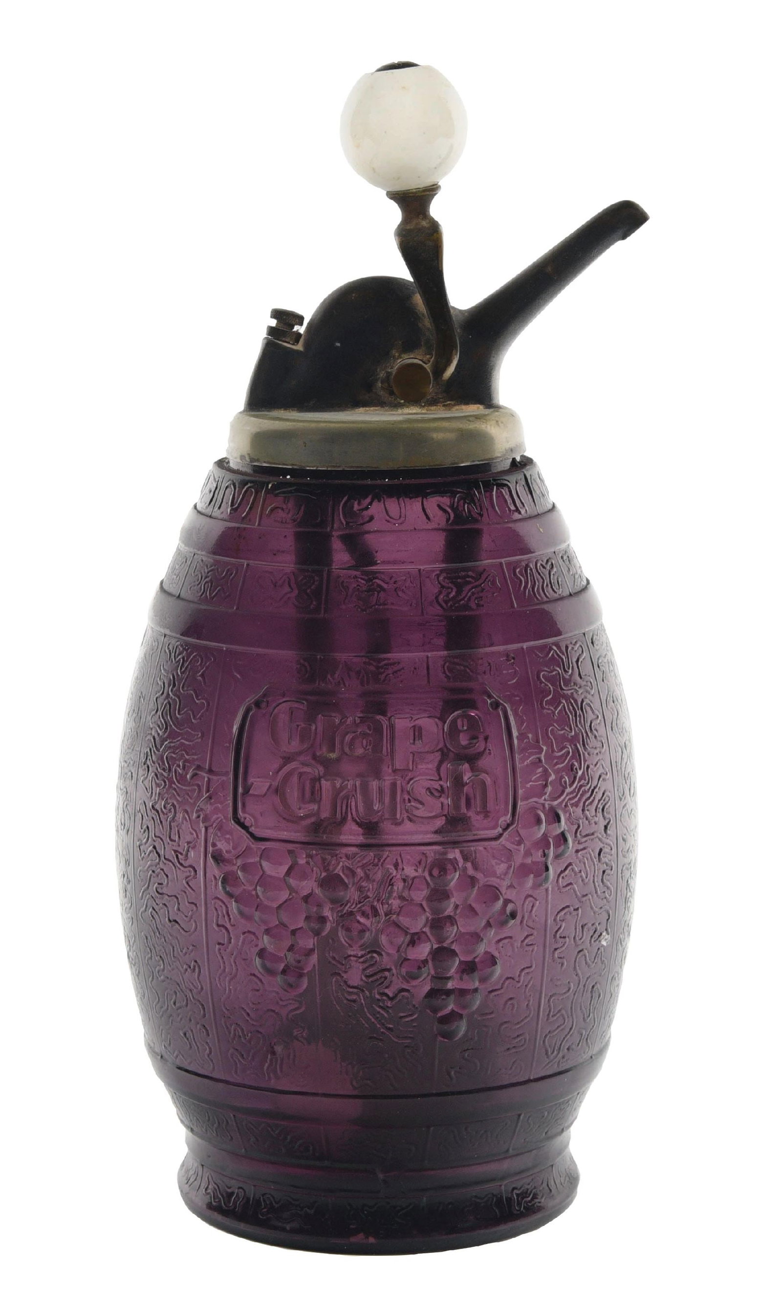 GRAPE CRUSH GLASS SYRUP DISPENSER (1 of 4)