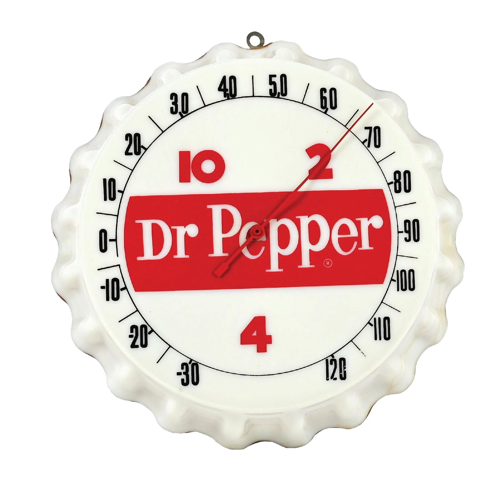 DR. PEPPER SODA POP BOTTLE CAP THERMOMETER (1 of 3)