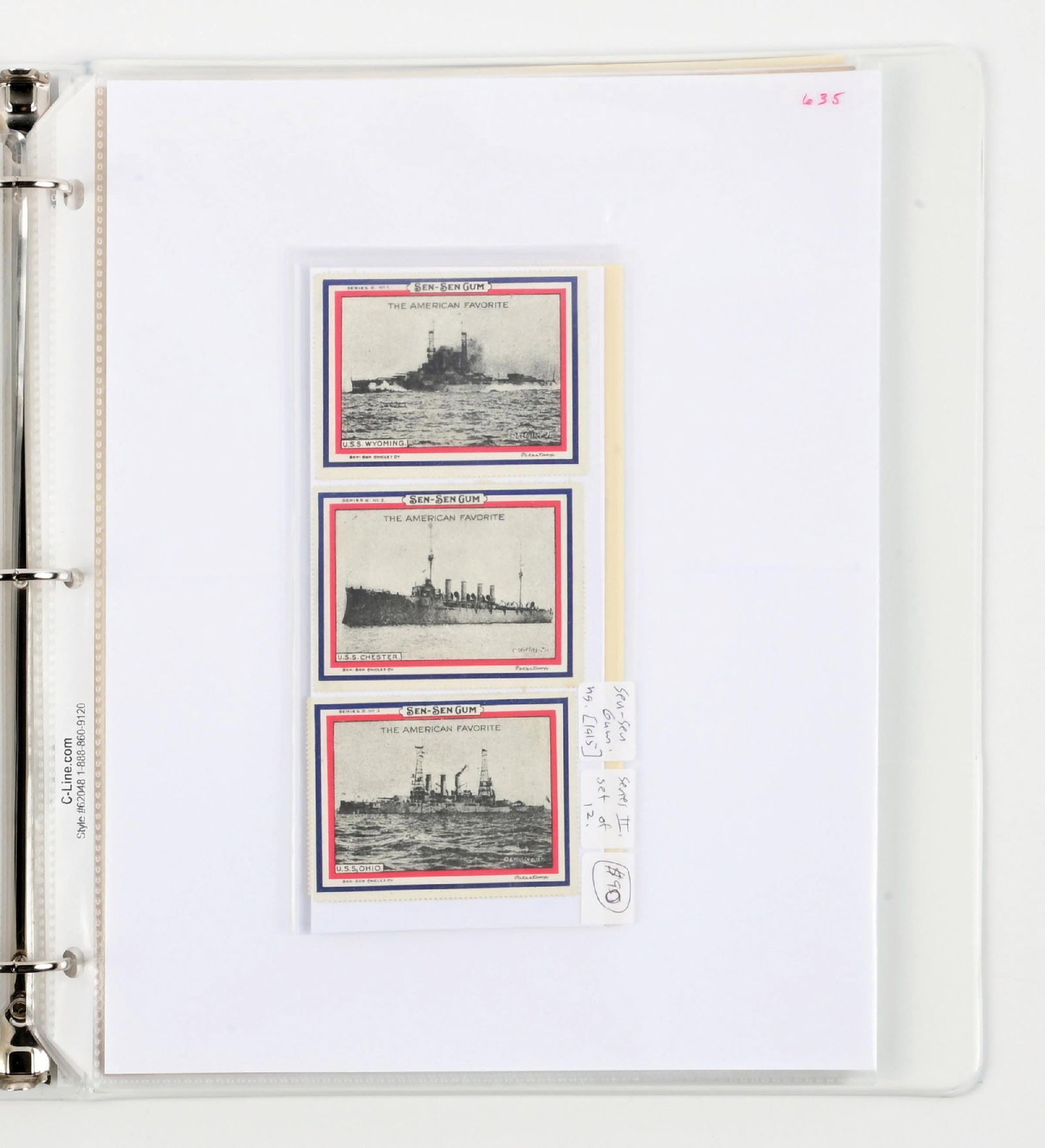 3-RING BINDER OF ASSORTED CHEWING GUM EPHEMERA - 5