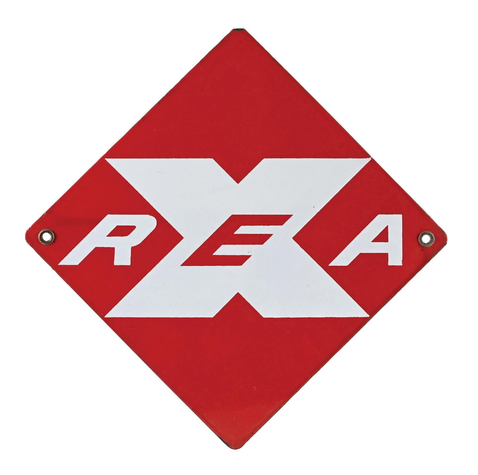 RAILWAY EXPRESS AGENCY PORCELAIN SIGN (1 of 2)