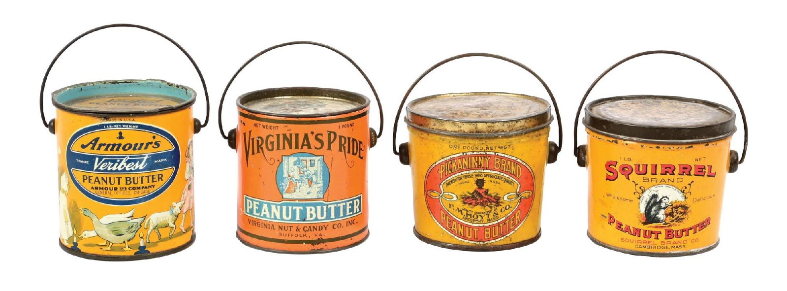 COLLECTION OF 4: PEANUT BUTTER TINS (1 of 2)