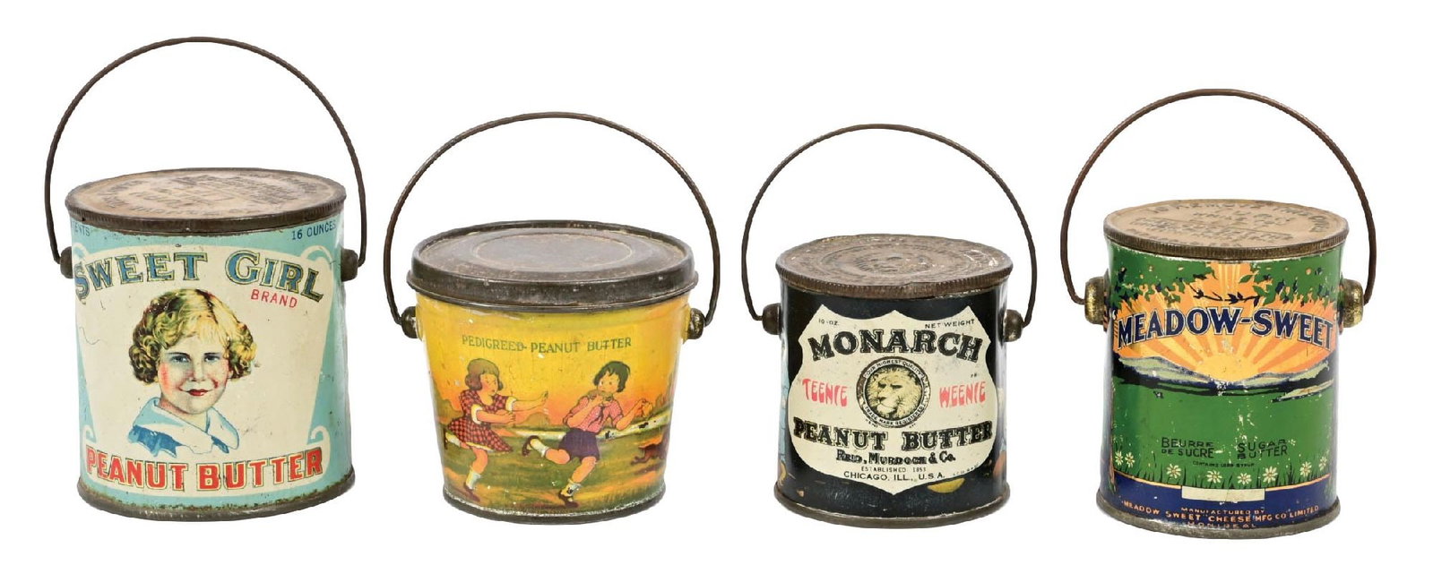 COLLECTION OF 4: PEANUT BUTTER TINS (1 of 2)