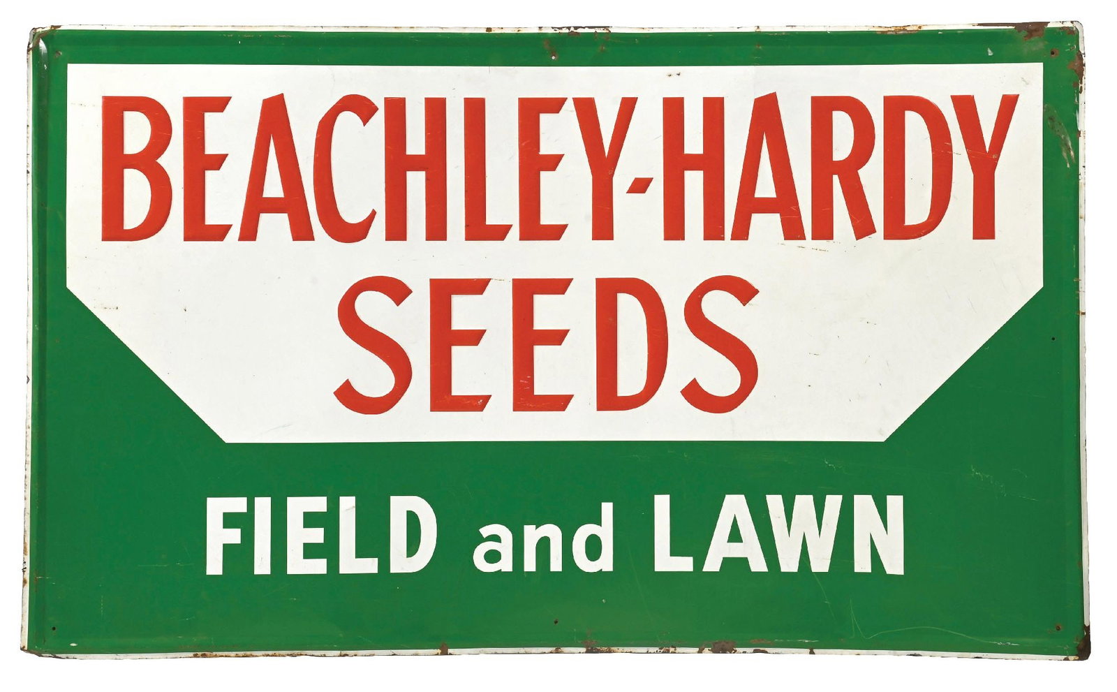 BEACHLY-HARDY SEEDS EMBOSSED TIN SIGN (1 of 2)