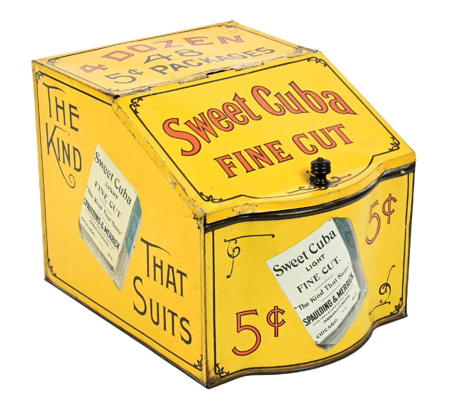 SWEET CUBA FINE CUT TOBACCO COUNTER TIN (1 of 5)