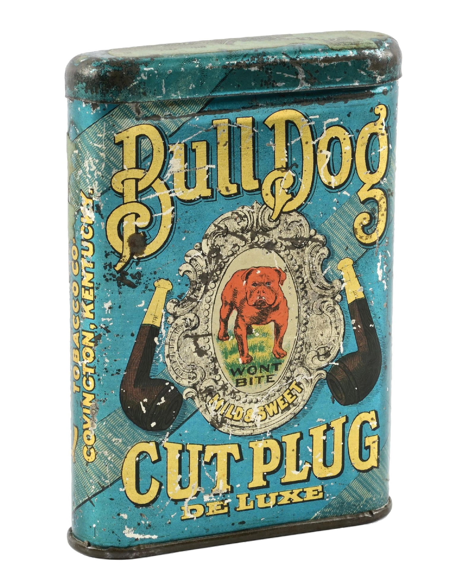 BULLDOG CUT PLUG TOBACCO TIN (1 of 4)