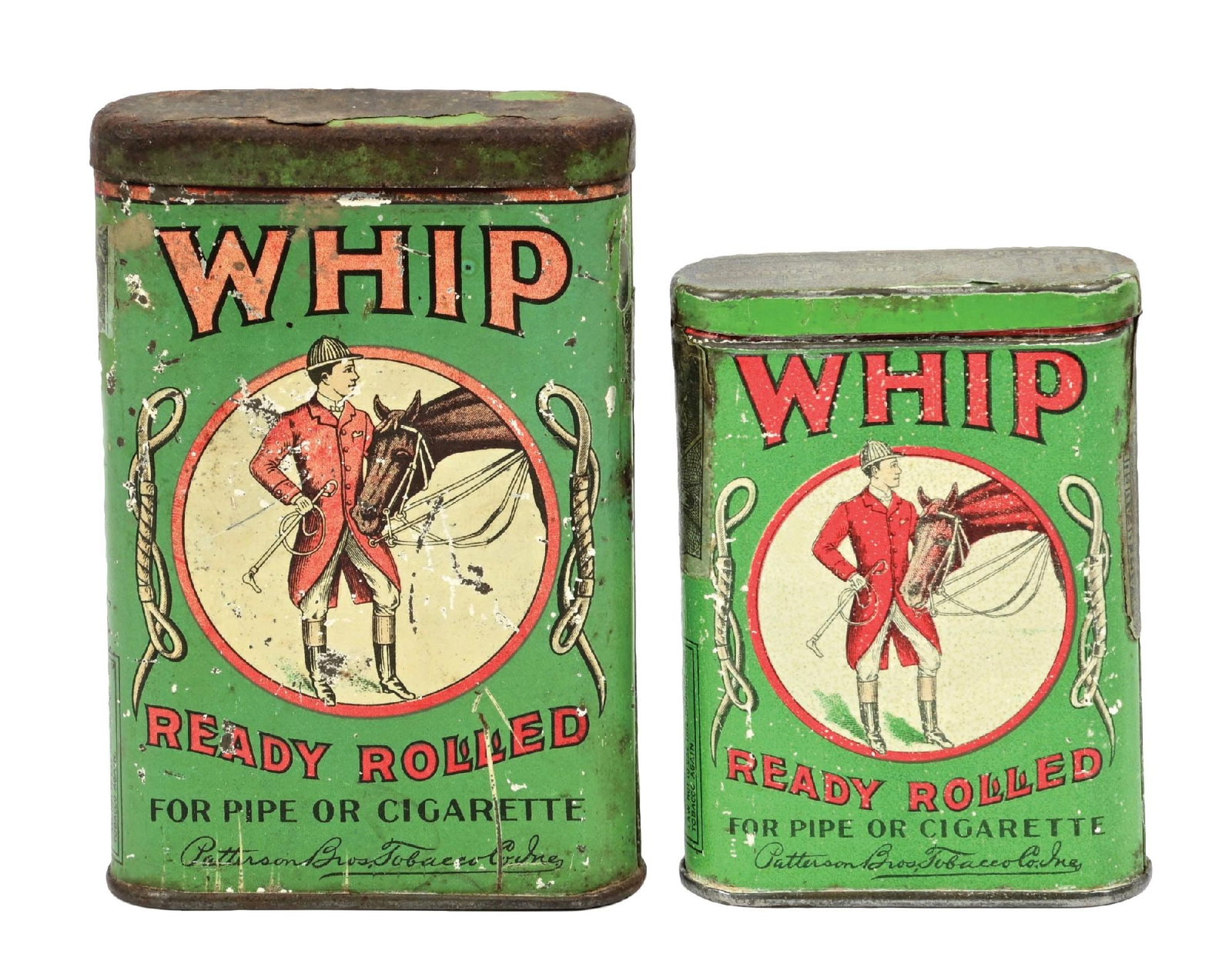 PAIR OF WHIP POCKET TOBACCO TINS (1 of 2)