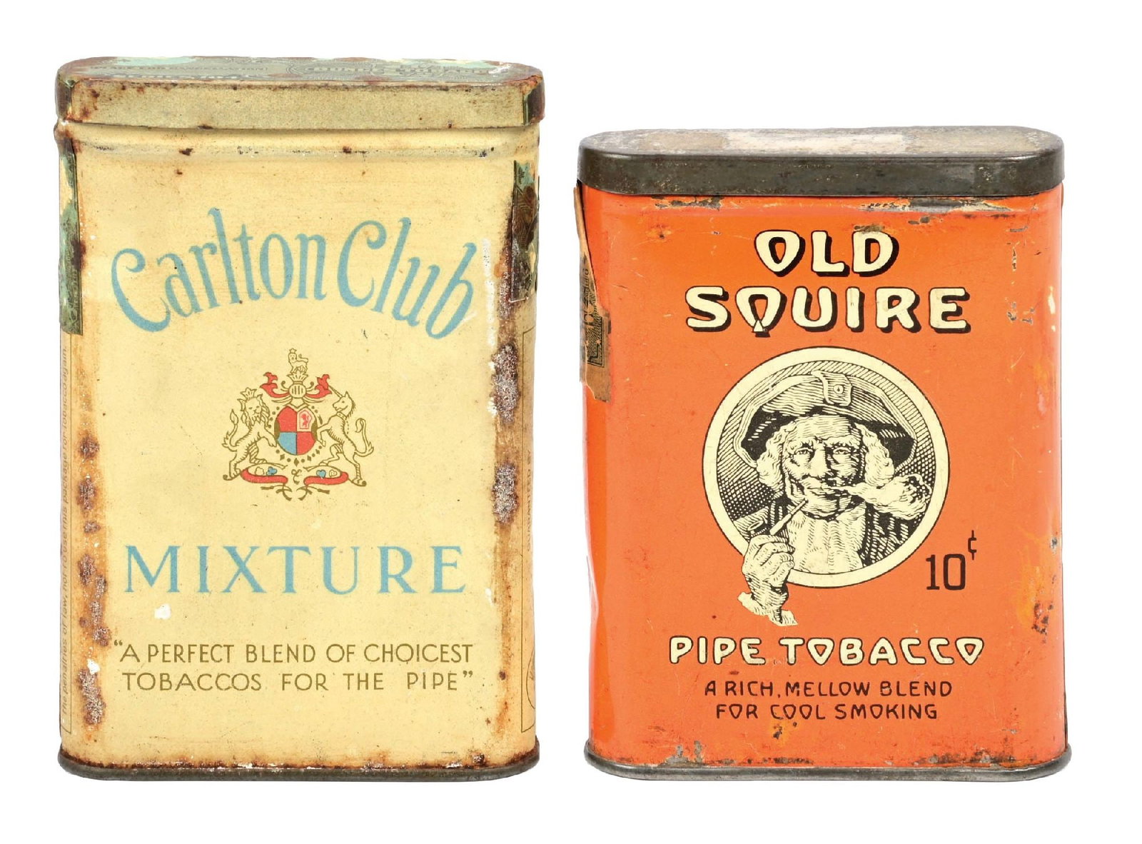 PAIR OF POCKET TOBACCO TINS (1 of 2)