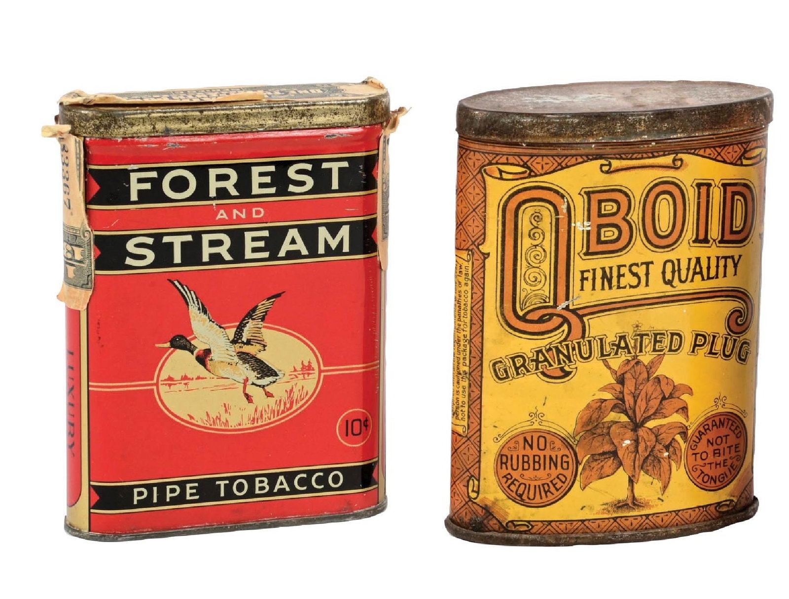 COLLECTION OF 2: POCKET TOBACCO TINS (1 of 4)