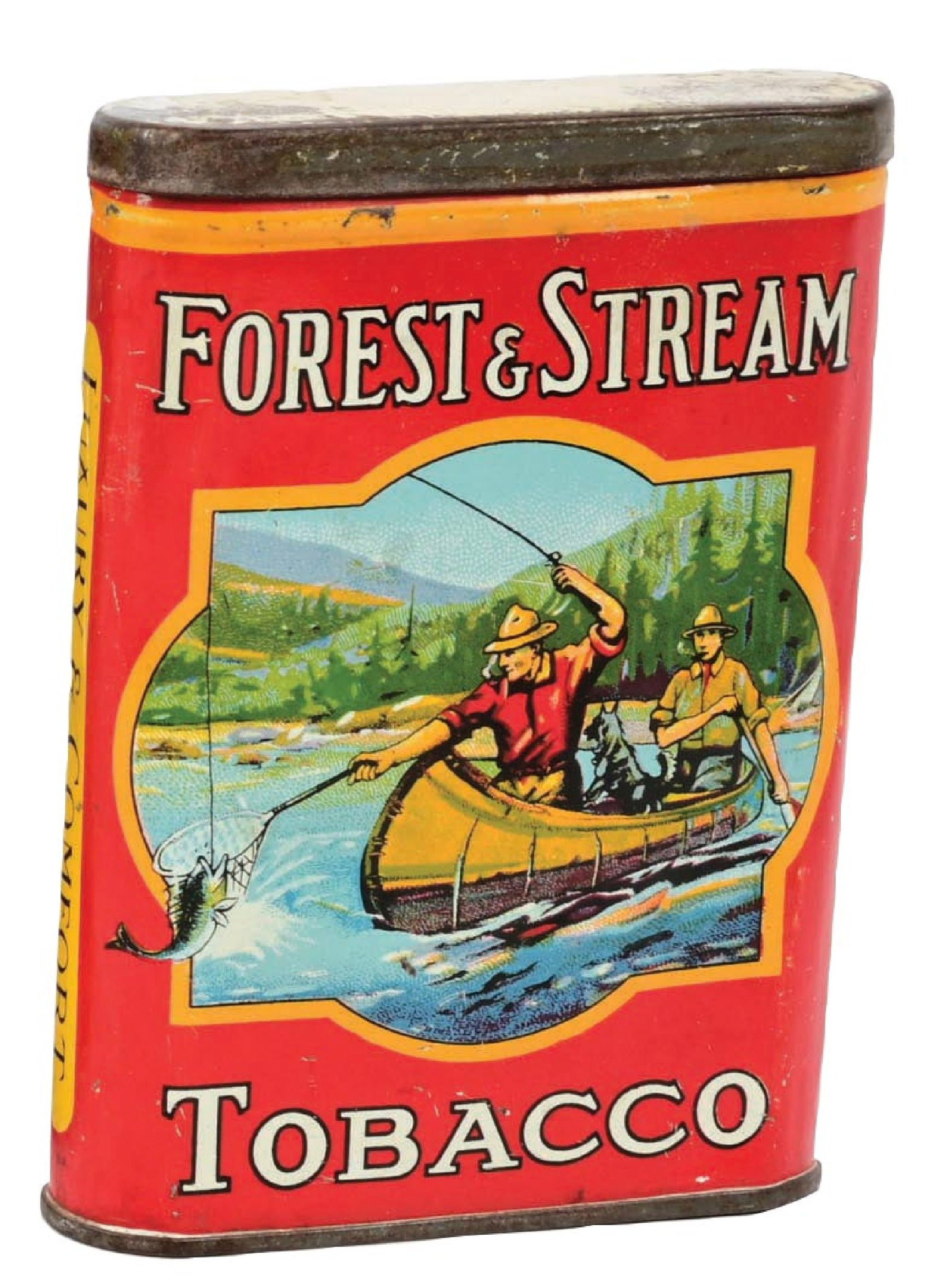 FOREST & STREAM POCKET TOBACCO TIN (1 of 4)