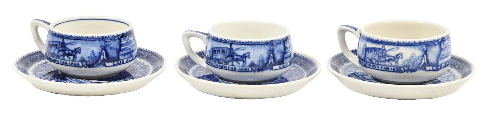 LOT OF 3: B&O DINING CAR CHINA (1 of 4)