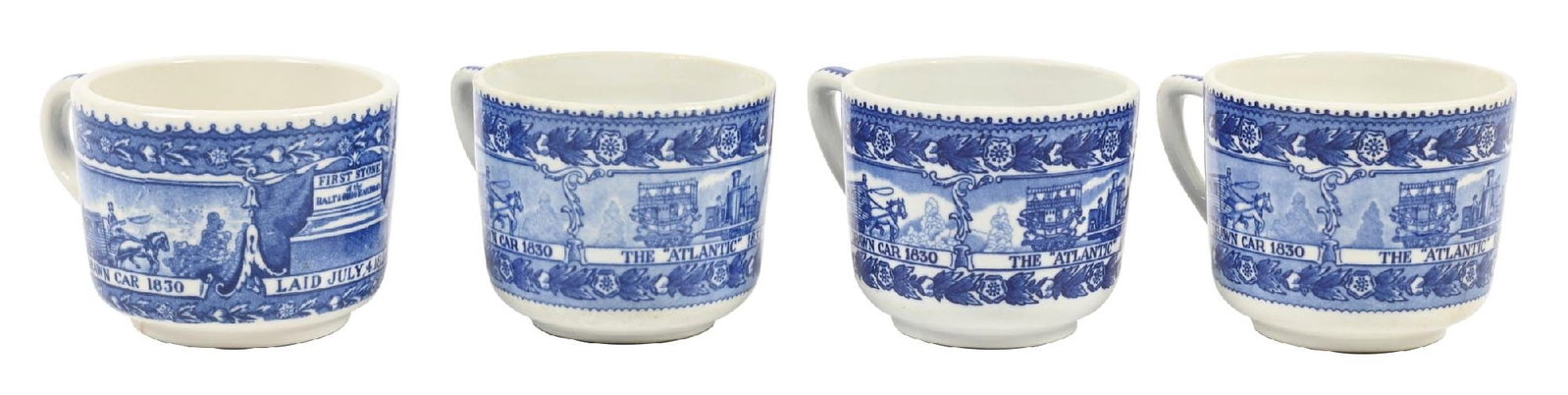 LOT OF 4: B&O DINING CAR CHINA (1 of 5)