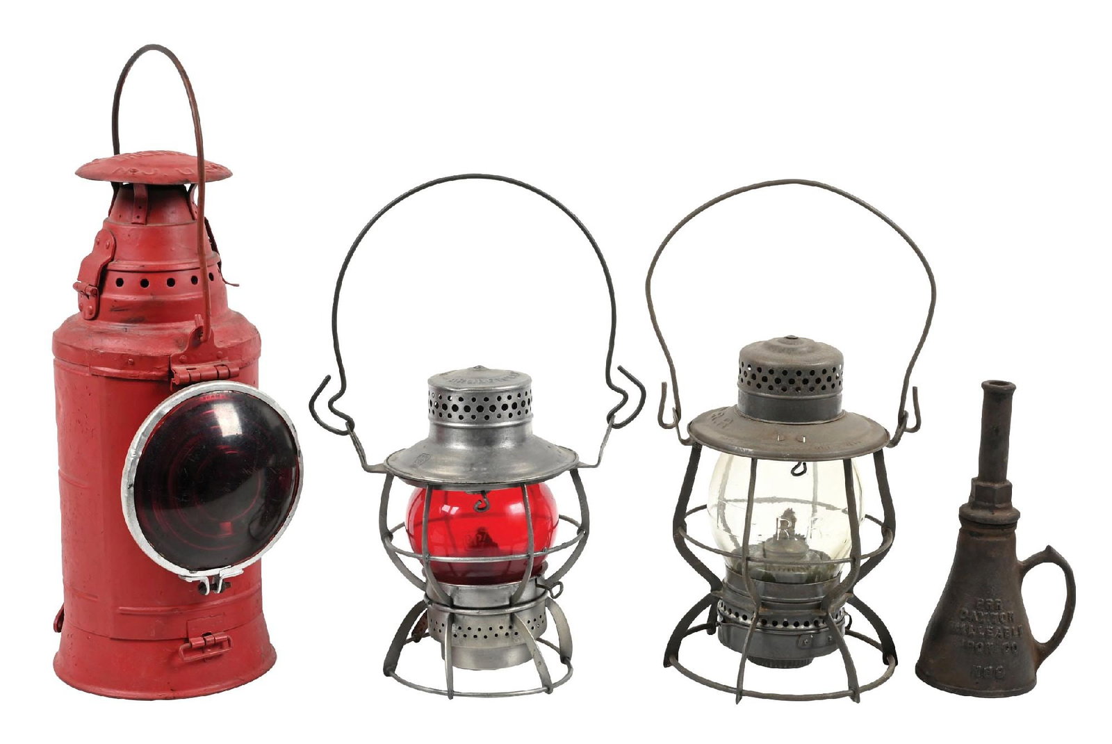 LOT OF 4: RAILROAD LANTERNS (1 of 4)