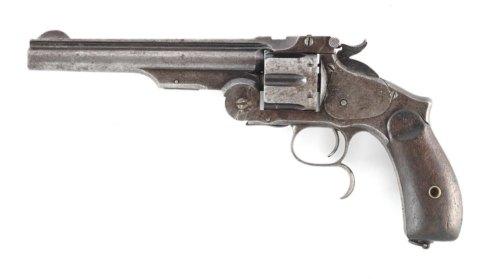 (A) SCARCE LUDWIG LOEWE RUSSIAN CONTRACT NO. 3 .44 RUSSIAN SINGLE ACTION REVOLVER. (1 of 2)