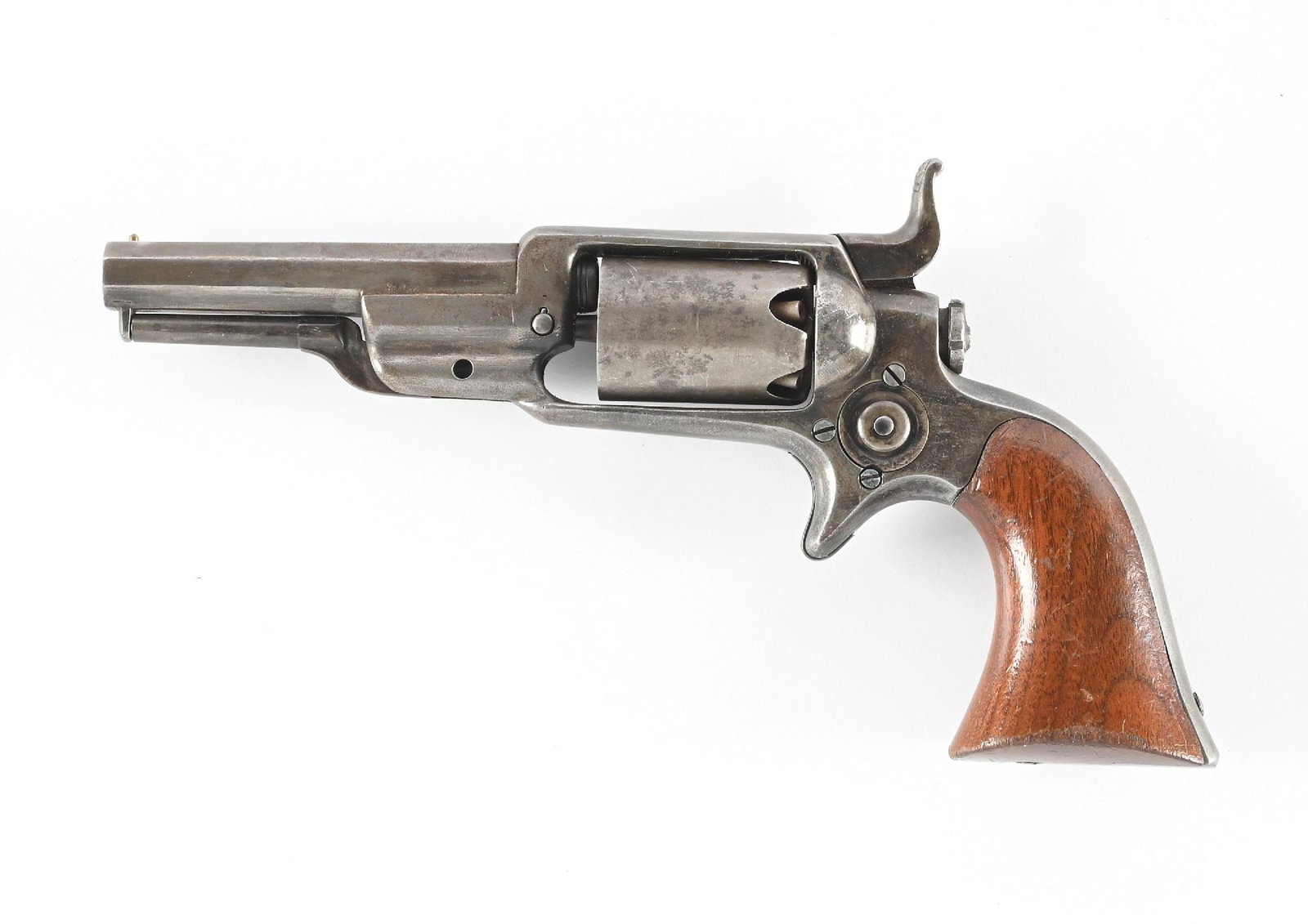 (A) COLT MODEL 1855 ROOT NO 2 SIDE HAMMER PERCUSSION REVOLVER. (1 of 2)