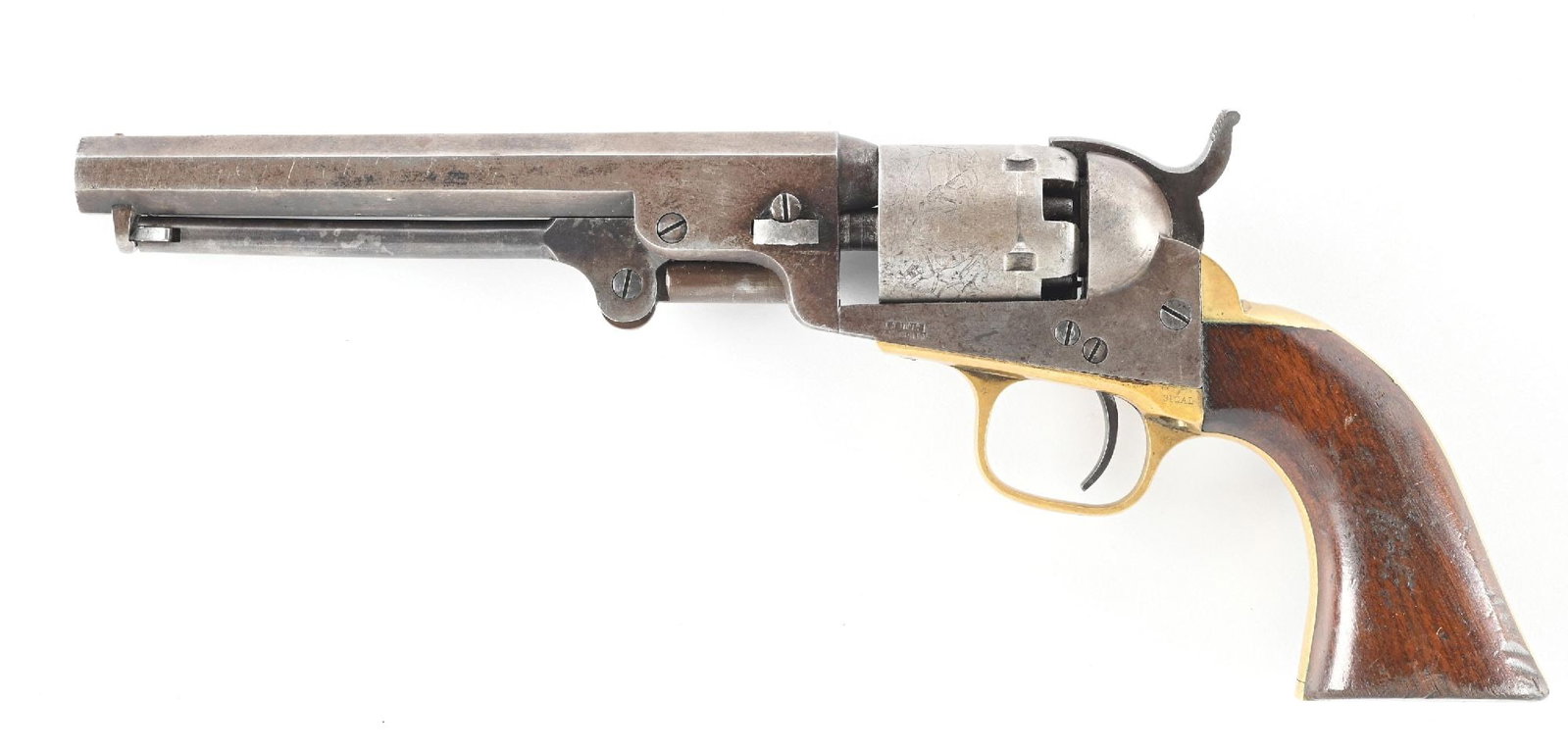 (A) COLT MODEL 1849 POCKET PERCUSSION REVOLVER. (1 of 2)