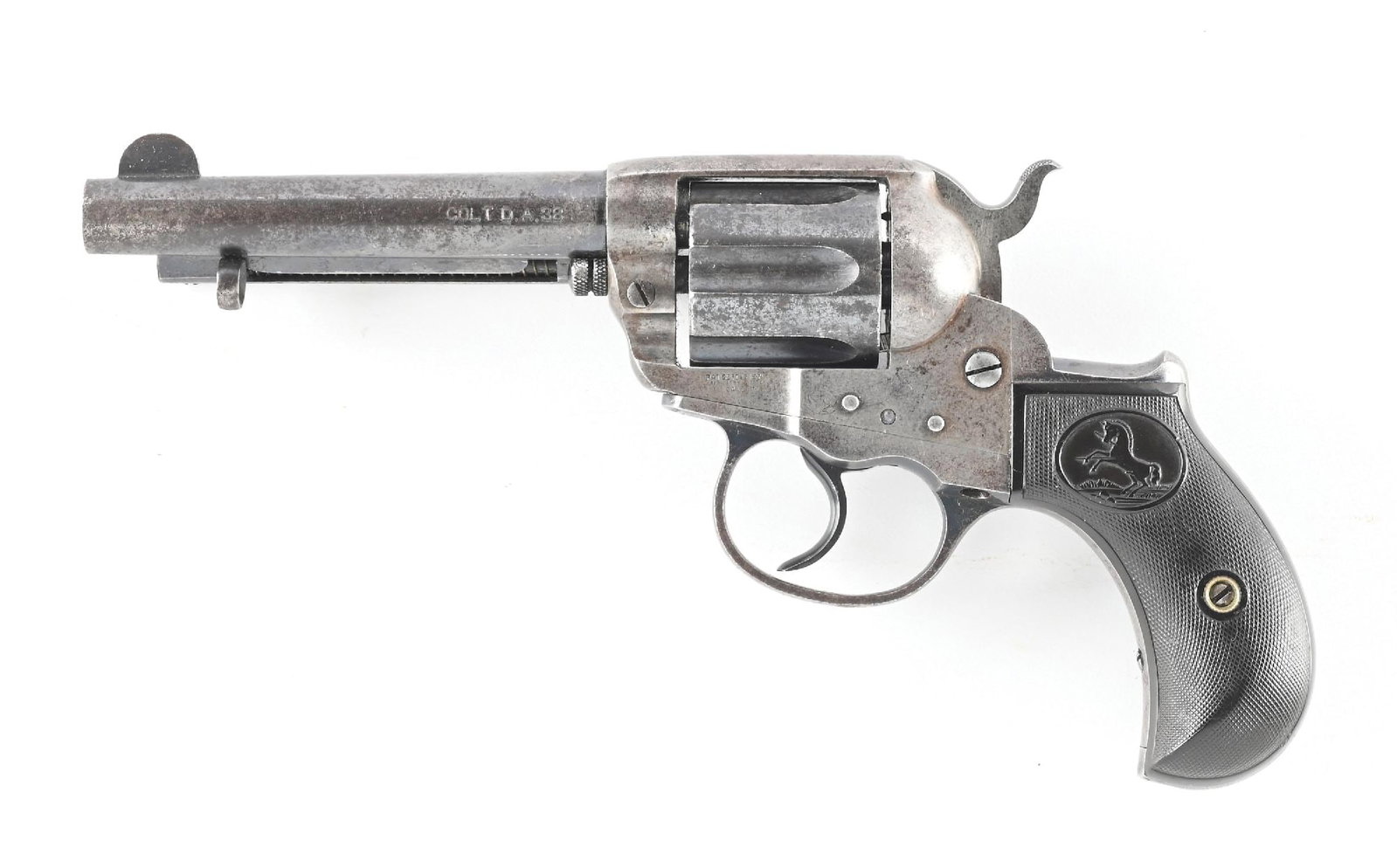 (C) COLT MODEL 1877 LIGHTNING DOUBLE ACTION REVOLVER. (1 of 2)