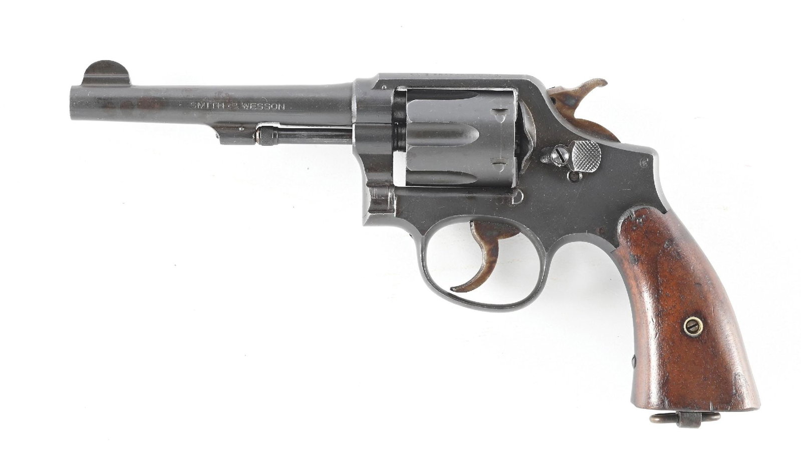 (C) US INSPECTED SMITH & WESSON VICTORY MODEL REVOLVER (1 of 2)