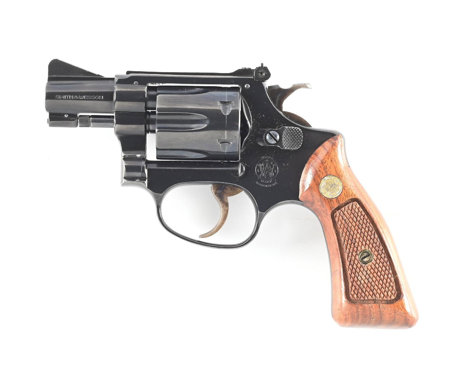 (C) SMITH & WESSON MODEL 34-1 KIT GUN REVOLVER (1 of 2)
