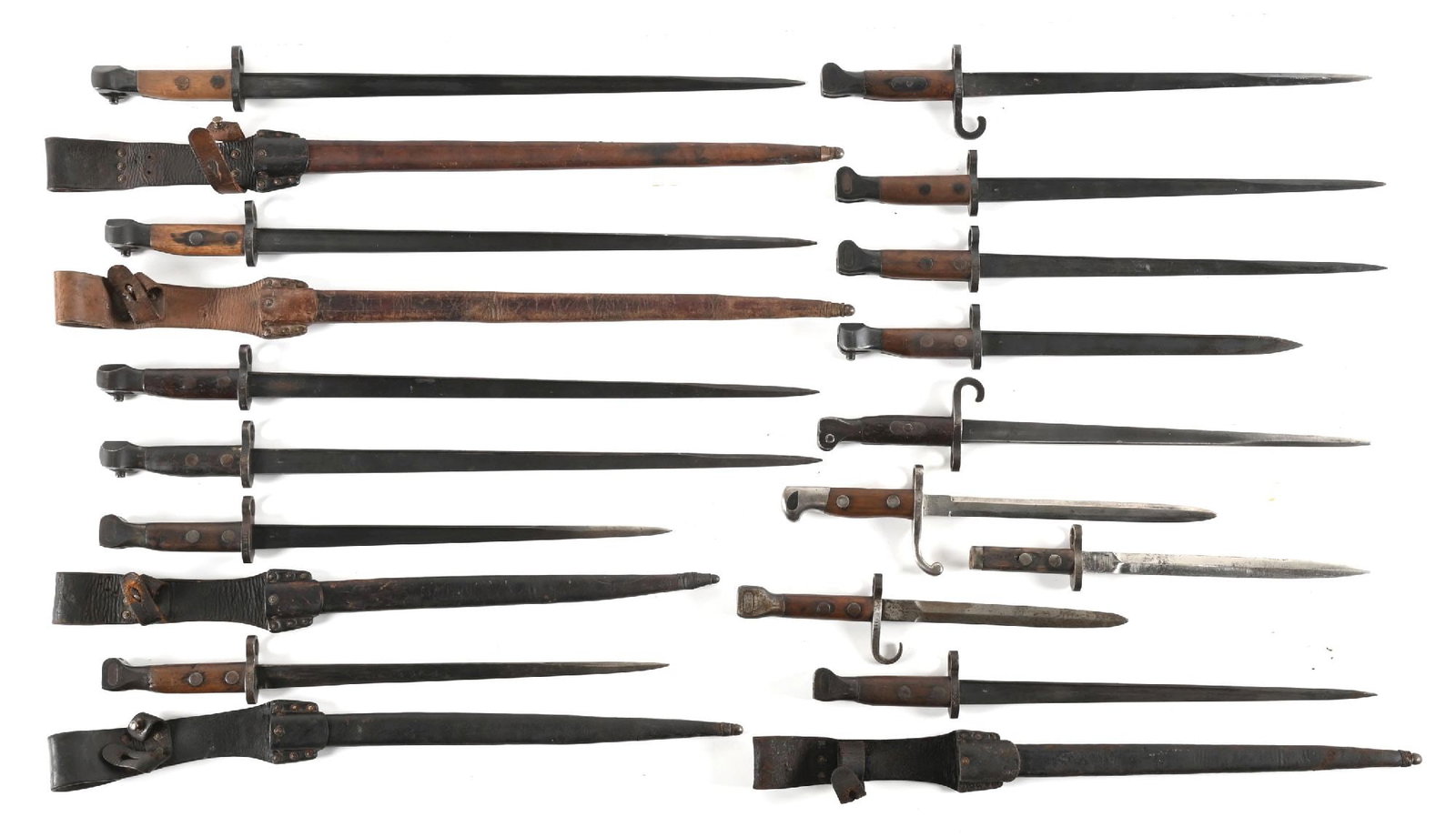 LOT OF 15: DUTCH M1895 BAYONETS. (1 of 1)
