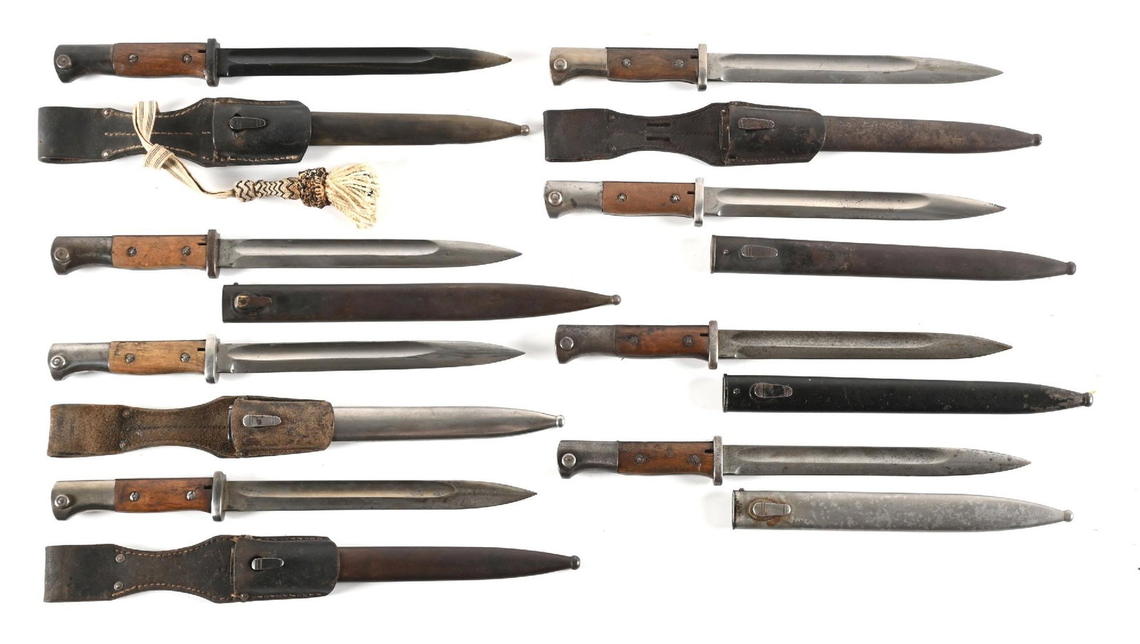 LOT OF 8: GERMAN 84/98 SECOND PATTERN BAYONETS. (1 of 1)