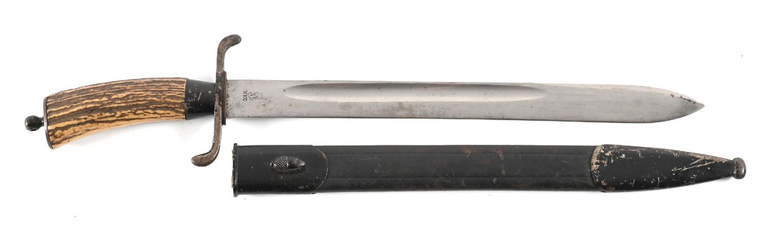 GERMAN HUNTING CUTLASS. (1 of 2)