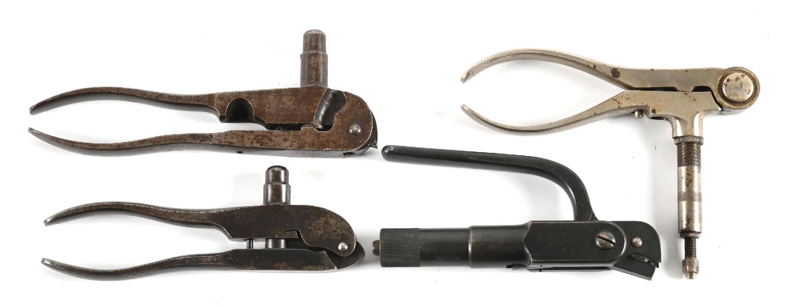 LOT OF (4) 19TH CENTURY WINCHESTER & MARLIN RELOADING TOOLS. (1 of 2)