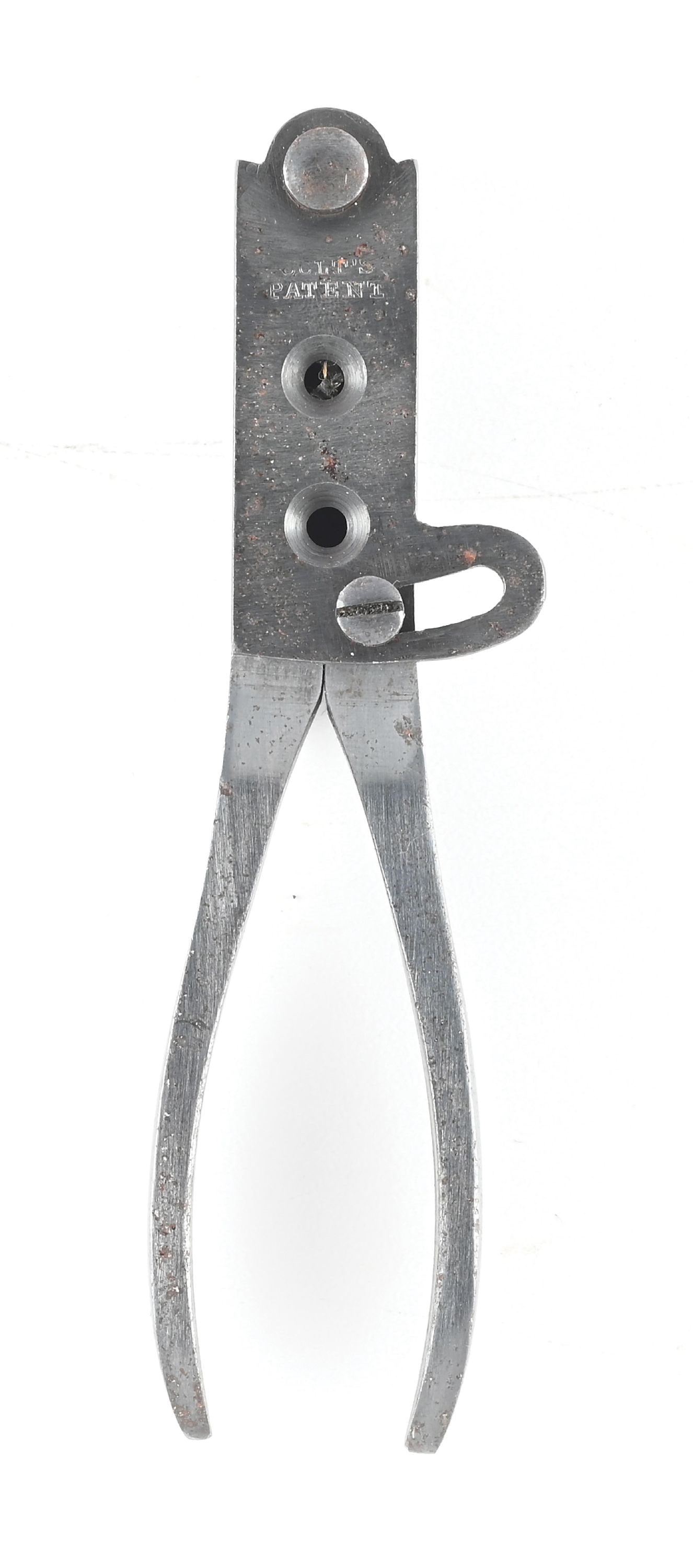 SCARCE AHK MARTIALLY INSPECED BLUED COLT STAMPED 1860 ARMY BULLET MOLD. (1 of 3)