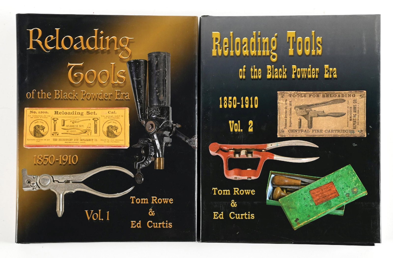 RELOADING TOOLS OF THE BLACK POWDER ERA BY ROWE & CURTIS VOLUMES 1 & 2. (1 of 2)