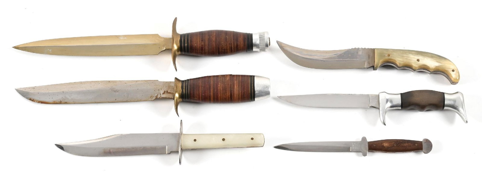 LOT OF 6: EIG CUTLERY ITALY KNIVES. (1 of 2)