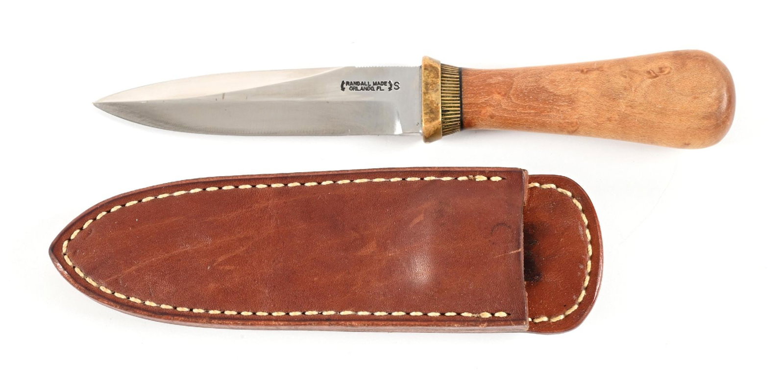 RANDALL MODEL 24 GUARDIAN.: Randall's Model 24 "Guardian" was designed in 1978 for use by police, undercover agents, and law enforcement personnel for self-protection and as a back-up weapon. This example features a 440B