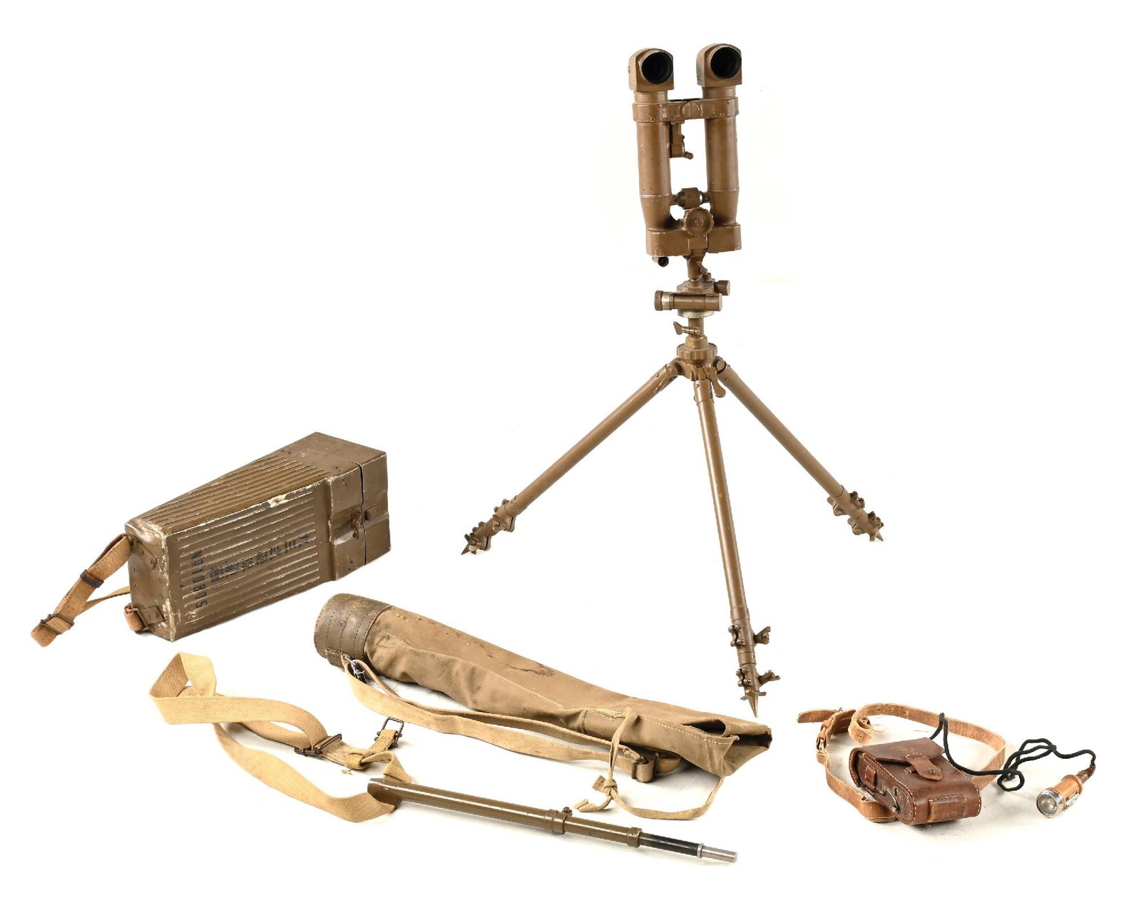 JAPANESE WWII TRENCH PERISCOPE BINOCULARS. (1 of 2)
