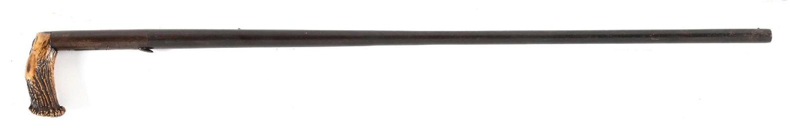 (A) 19TH CENTURY PERCUSSION CANE GUN (1 of 2)