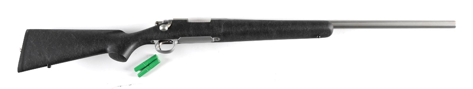 (M) REMINGTON STAINLESS MODEL 700 BOLT ACTION RIFLE WITH BOX (1 of 3)