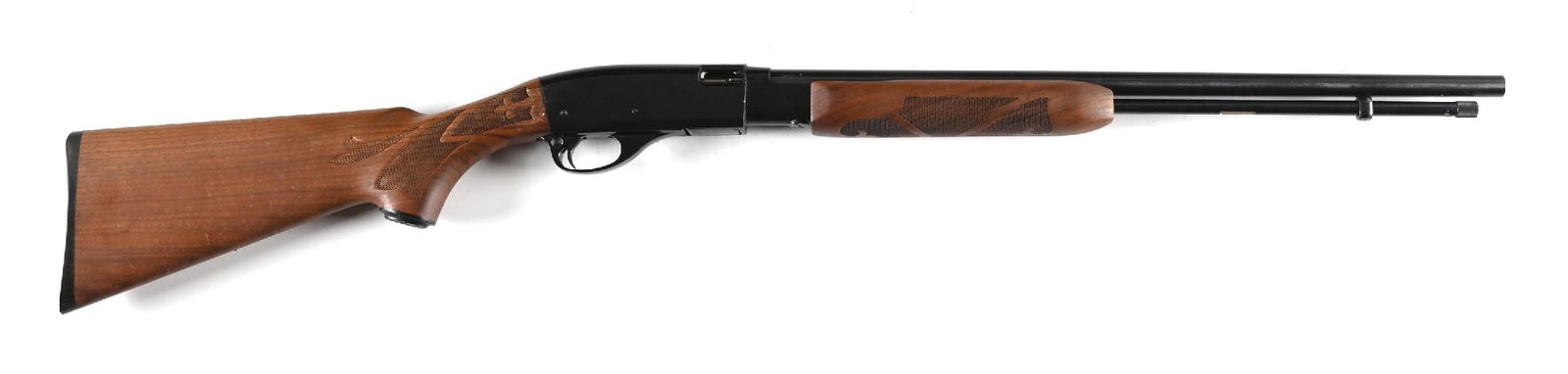 (M) REMINGTON MODEL 572 DELUXE FIELDMASTER BDL SLIDE ACTION RIFLE WITH BOX (1 of 3)