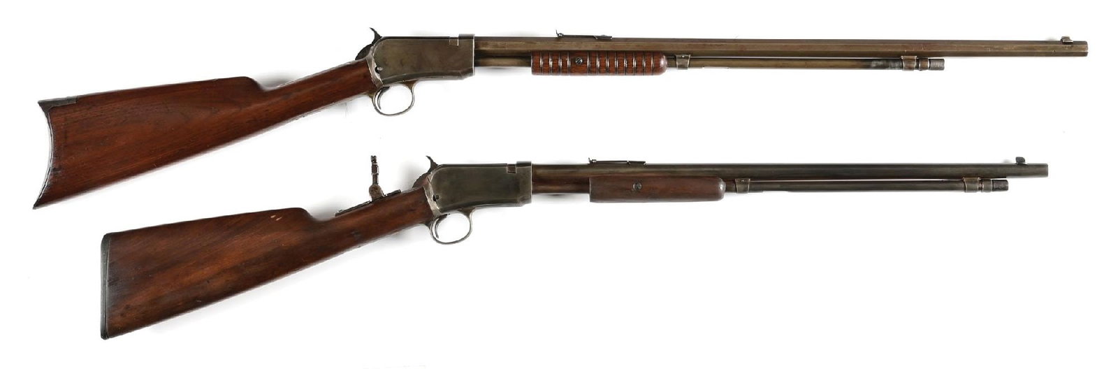 (C) A NICE PAIR OF WINCHESTERS MODEL 1890 AND 1906 SLIDE ACTION RIFLES. (1 of 2)