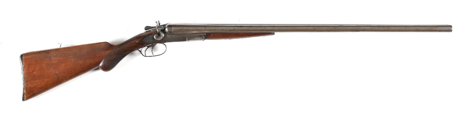 (C) REMINGTON MODEL 1889 SIDE BY SIDE SHOTGUN. (1 of 2)