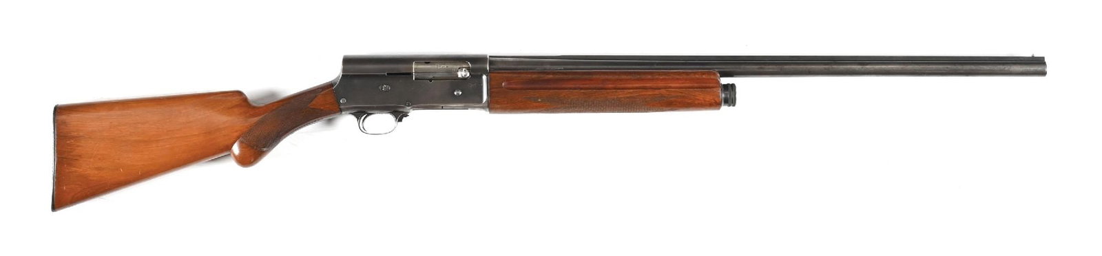 (C) PRE-WAR BELGIAN BROWNING A5 12 GAUGE SEMI-AUTOMATIC SHOTGUN. (1 of 2)