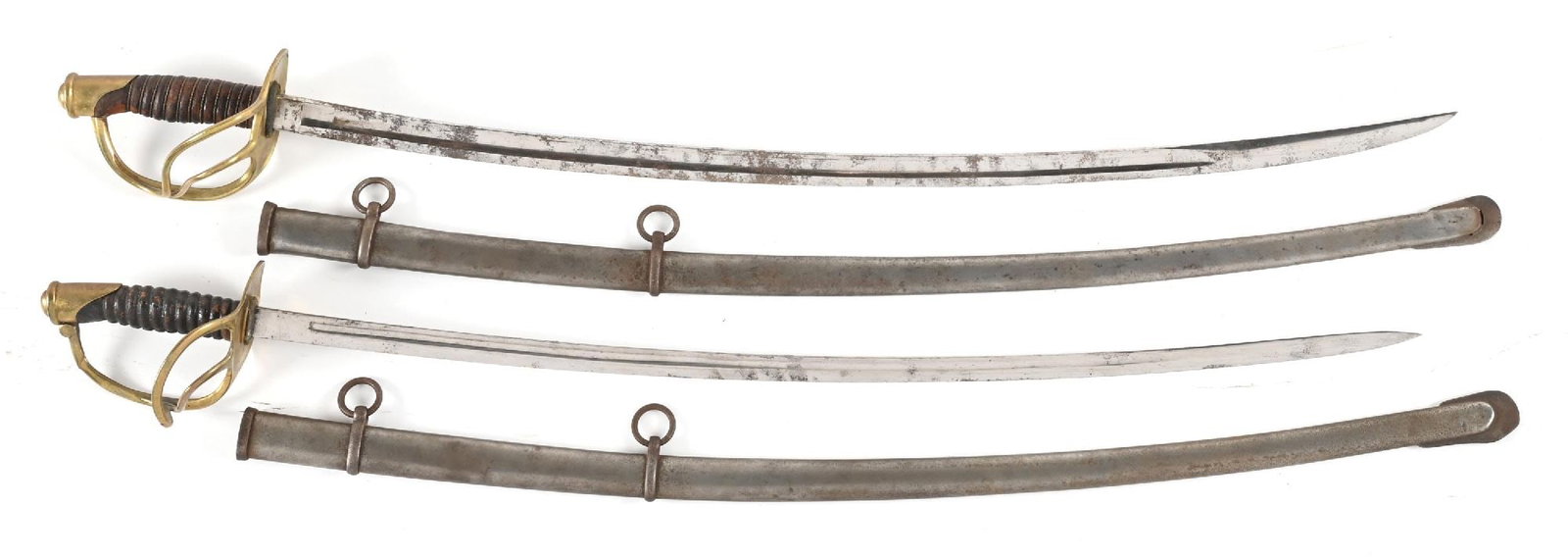 LOT OF 2: CAVALRY SABERS. (1 of 2)