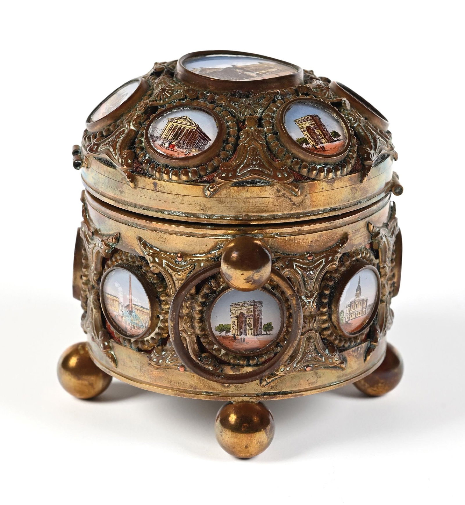 FRENCH ORMOLU PERFUME CASKET - 2