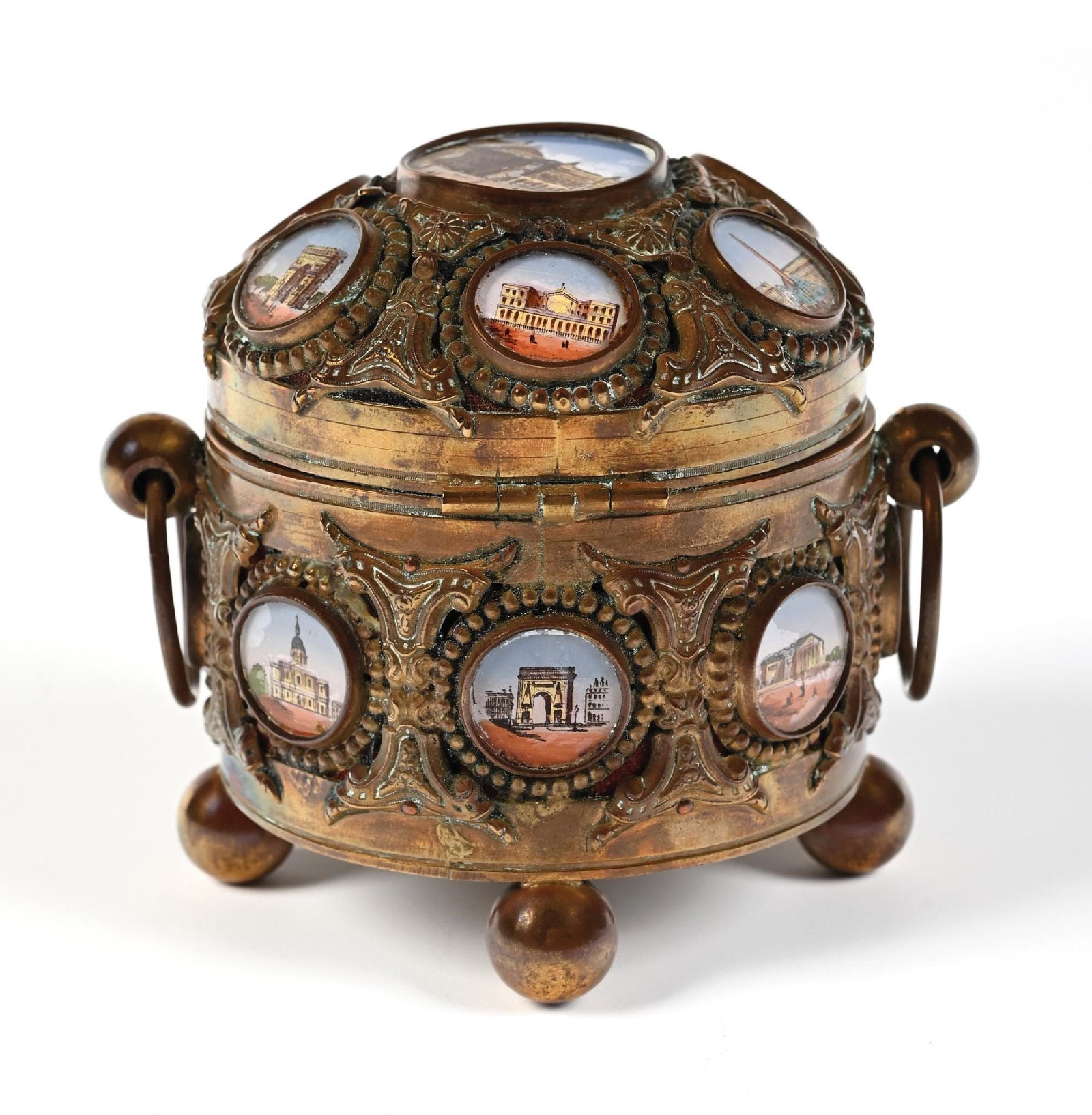 FRENCH ORMOLU PERFUME CASKET - 3
